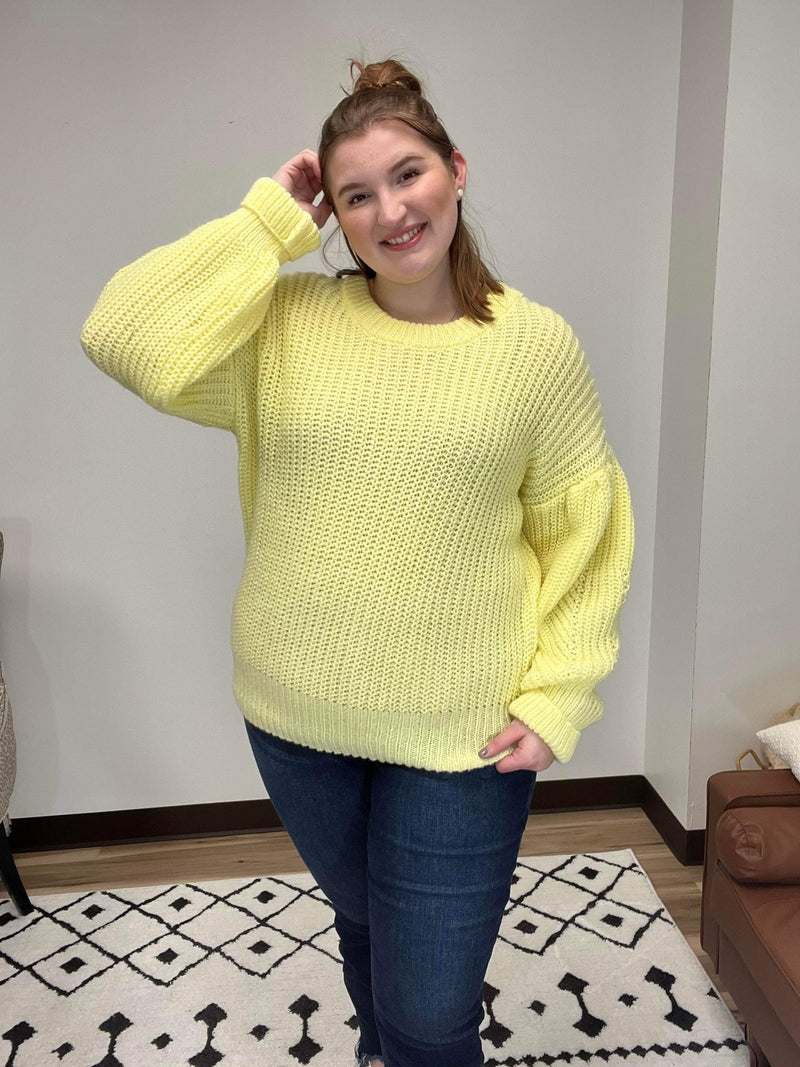 Francesca Lemon Sweater