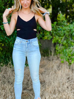 Danielle Cut Out Side Bodysuit