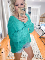 Tawny V-neck Chenille Sweater - Trendsetters Fashion Boutique