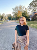 Darcy Snake Skin Skirt