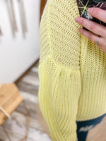 Francesca Lemon Sweater