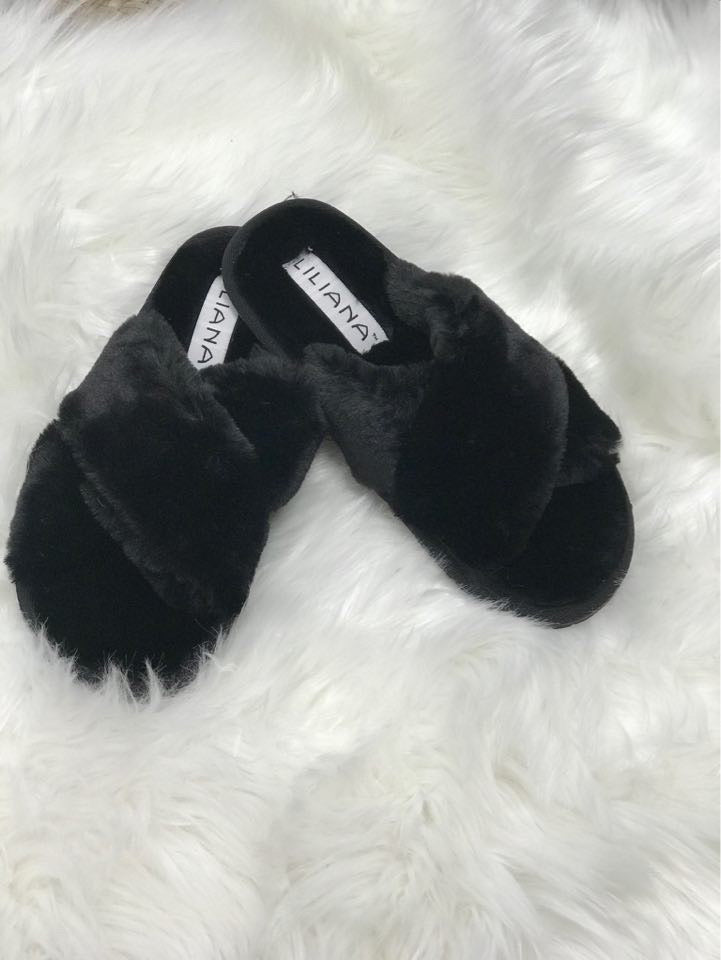 Emily Faux Fur Slippers