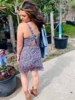 Kaitlyn Floral Square Neck Dress