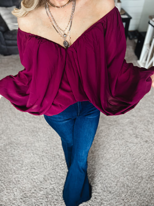 Mary Lou Batwing Blouse
