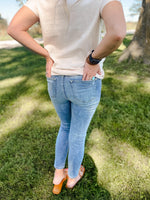 Megan Mid RIse Skinny Crop Jeans