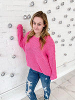Tawny V-neck Chenille Sweater - Trendsetters Fashion Boutique