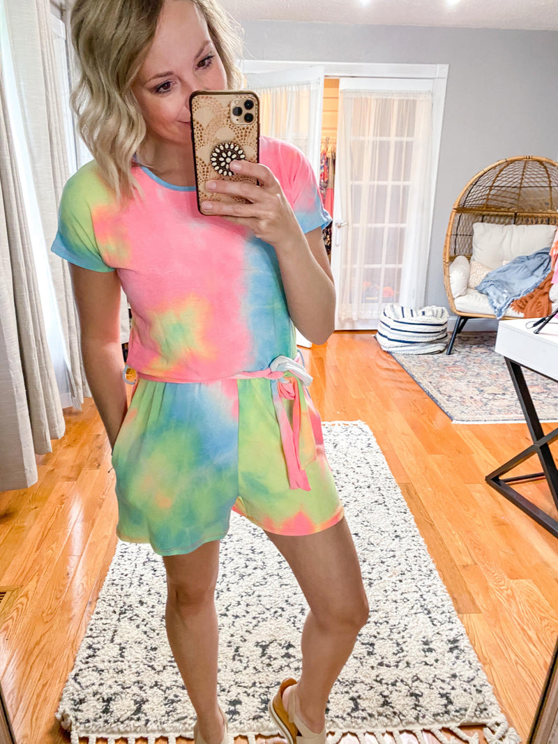 Morgan Tie Dye Romper