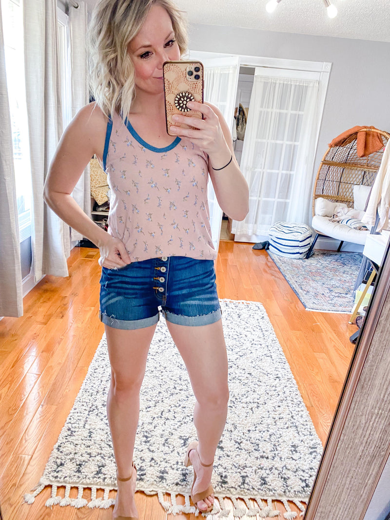 Stasia Floral Print Tank Top
