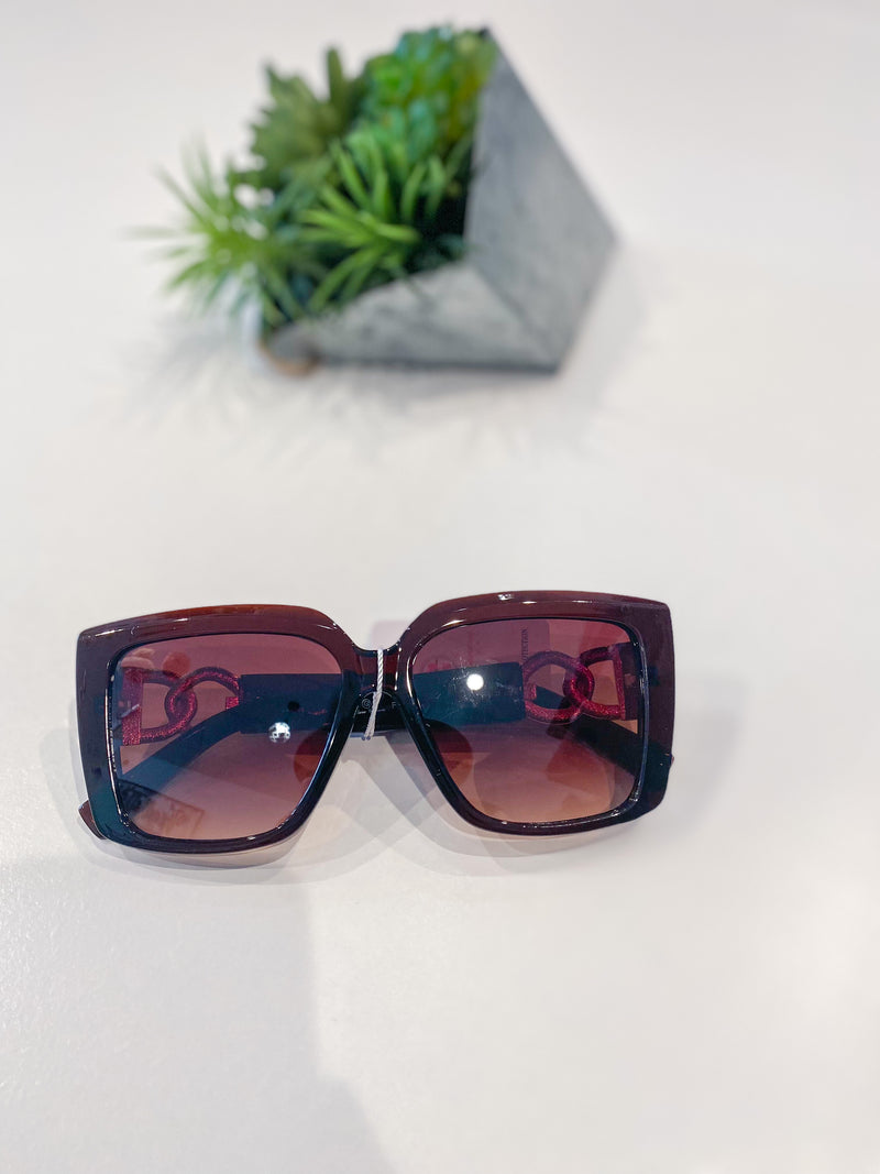 Polarized Square Frame Sunglasses