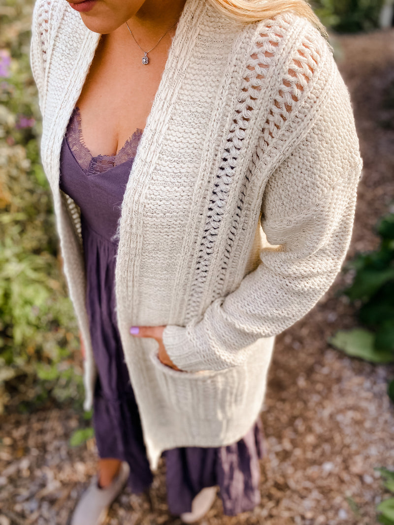 Melody Soft Long Knit Cardigan
