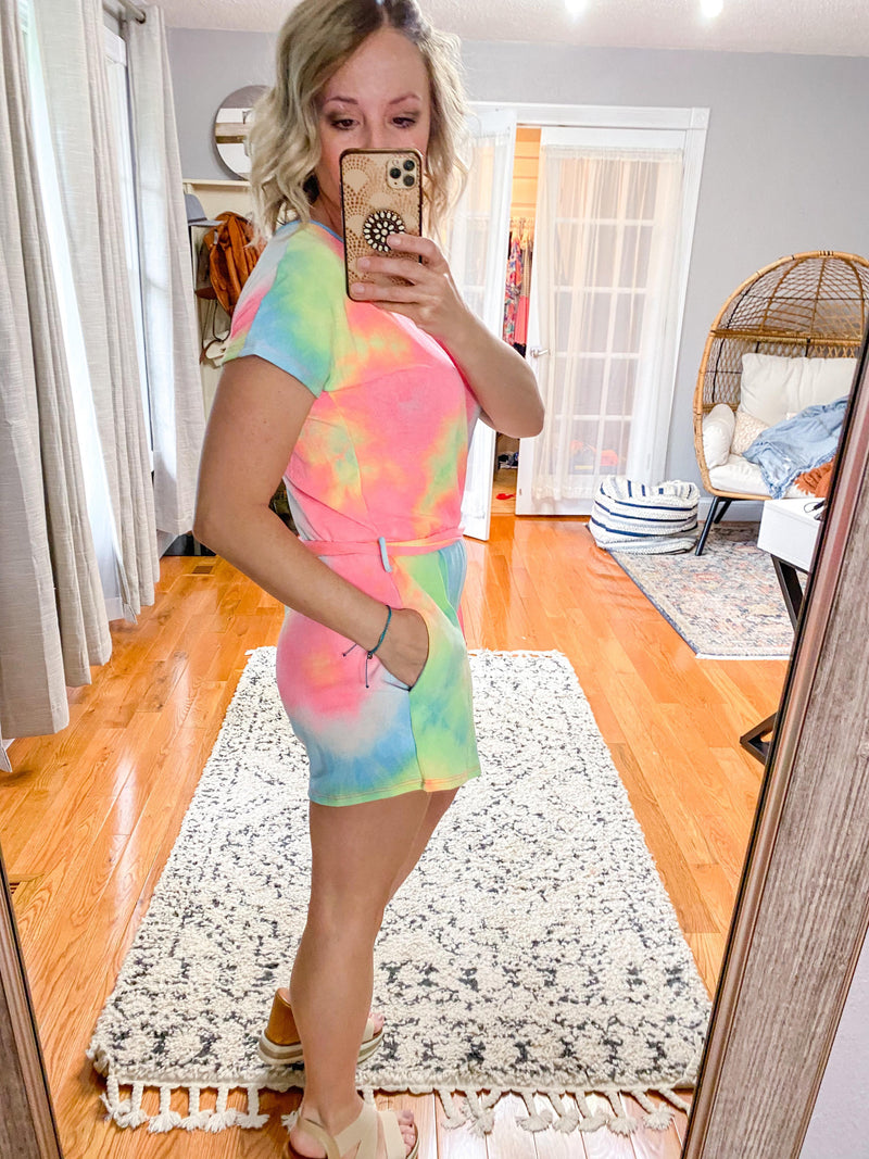 Morgan Tie Dye Romper