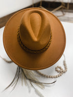 Braided Band Fedora Hat