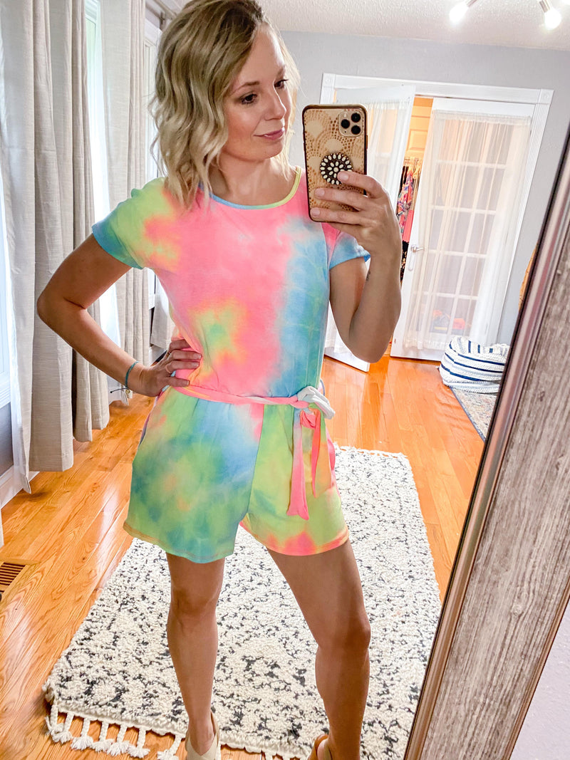 Morgan Tie Dye Romper