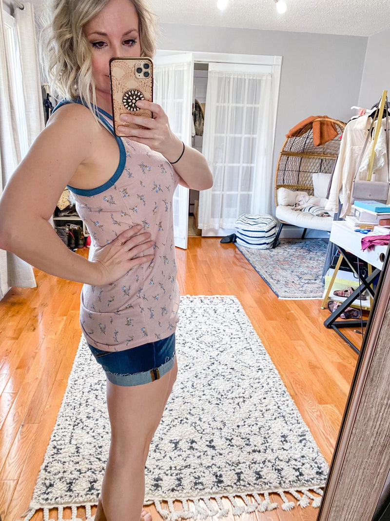 Stasia Floral Print Tank Top